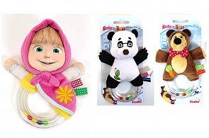 Погремушка «Маша и Медведь», 3 вида (Simba, 9301120)